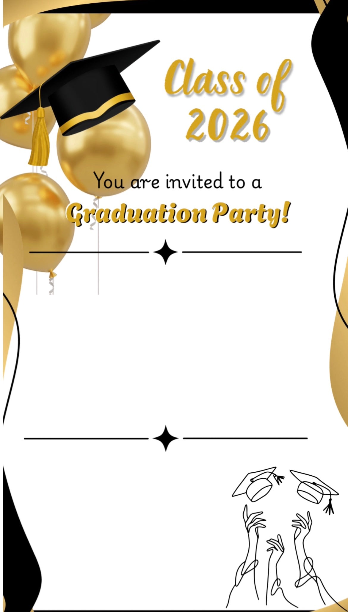 Digital Graduation Invite Video